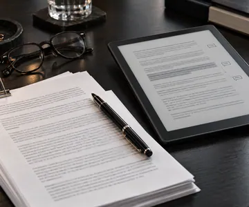 Themenbild: PDF-Verträge auf E-Ink-Tablets kommentieren
