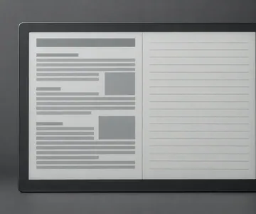 Themenbild: Split Screen auf E-Ink: gleichzeitig lesen und notieren